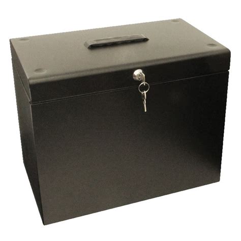 metal file box a4|a4 lockable box file.